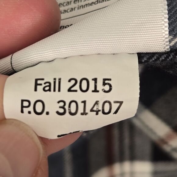 Carhartt Flannel Heavyweight Original Fit Button Long Sleeve Shirt Mens Sz 2XLT - Picture 8 of 8